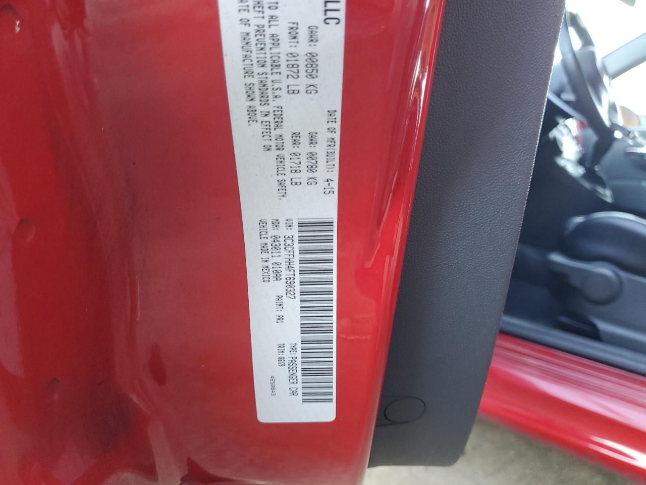 2015 Fiat 500 - Image 12
