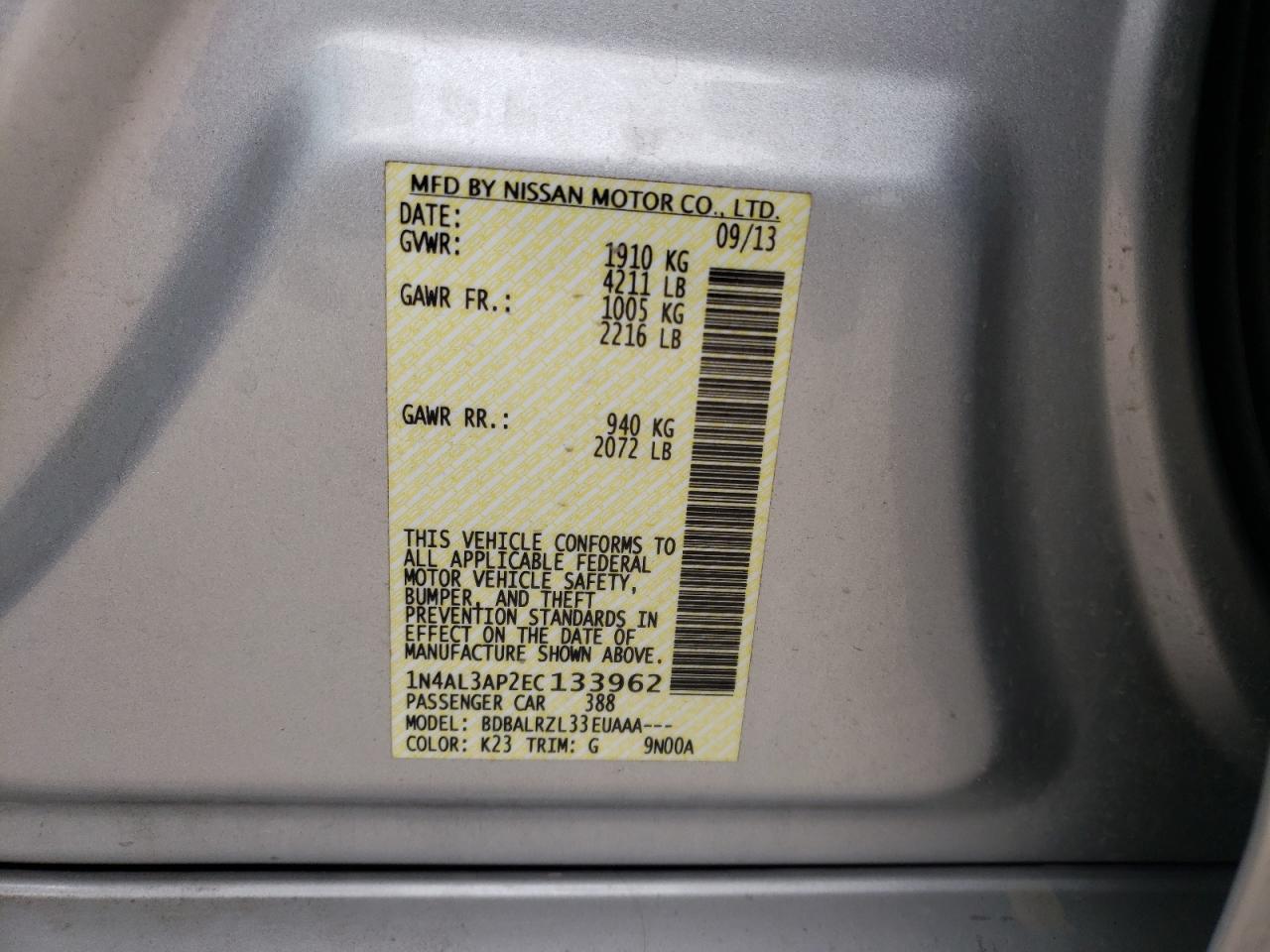 2014 Nissan Altima - Image 14