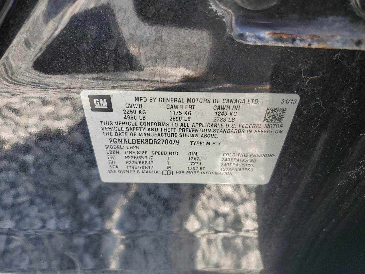 2013 Chevrolet Equinox - Image 14