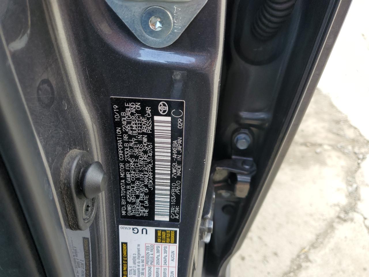 2020 Toyota Prius - Image 15