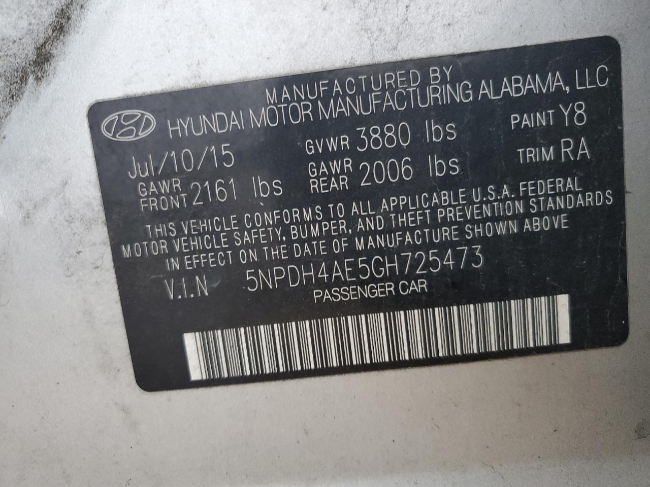 2016 Hyundai Elantra - Image 12