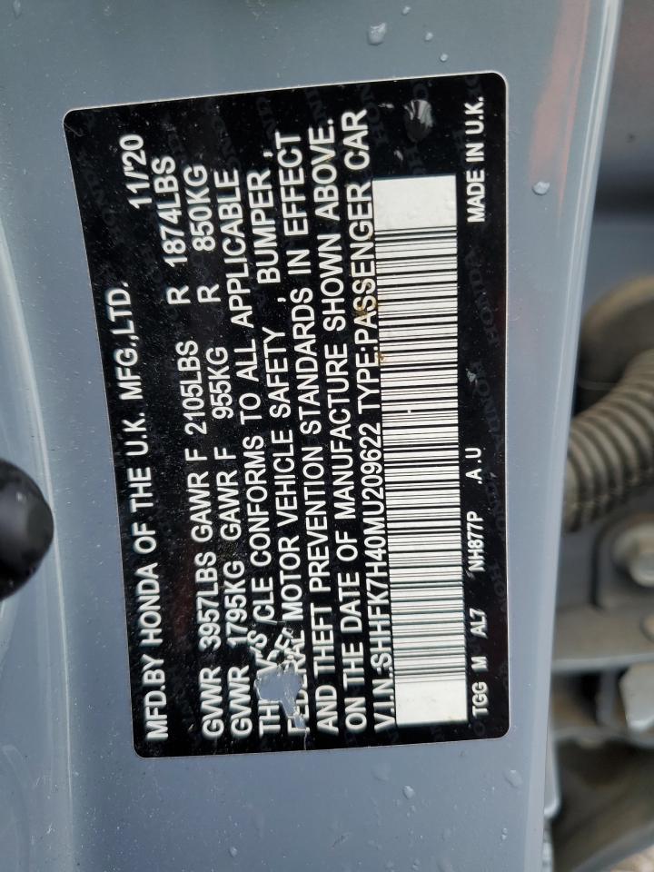 2021 Honda Civic - Image 12