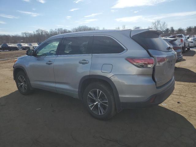 Parquets TOYOTA HIGHLANDER 2016 Srebrny