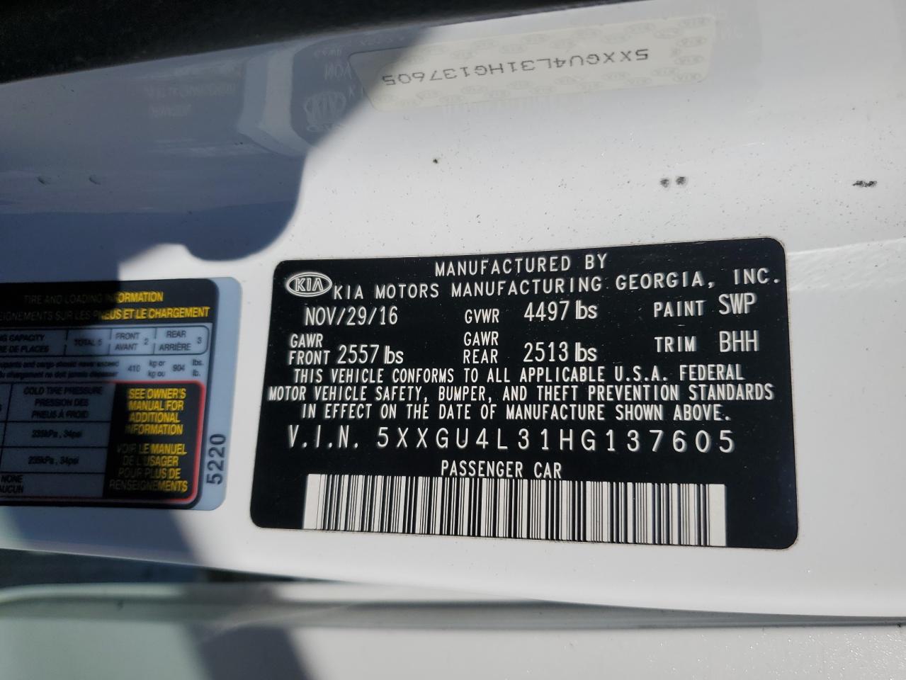 2017 Kia Optima - Image 13