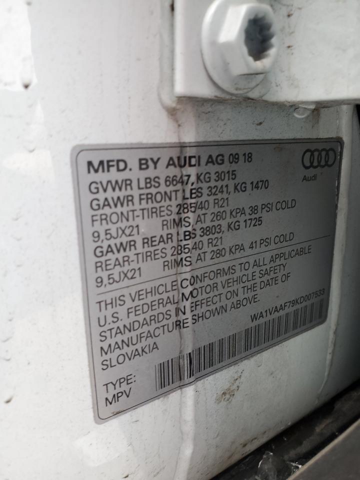 2019 Audi Q7 - Image 13