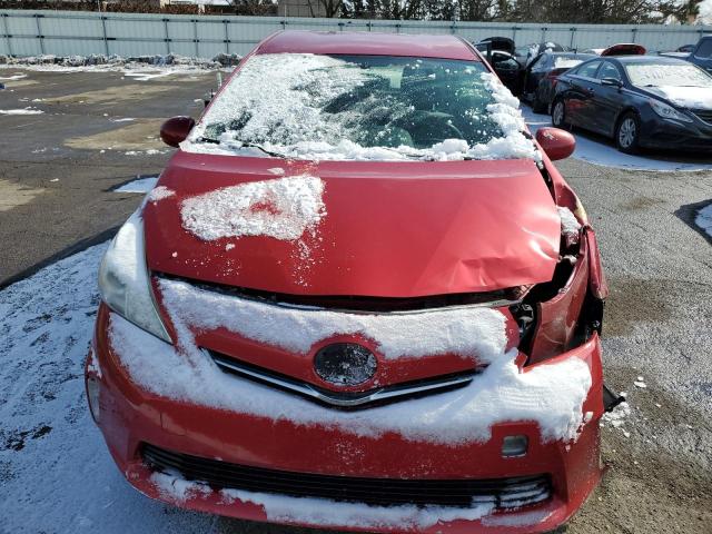 TOYOTA PRIUS 2012 Red