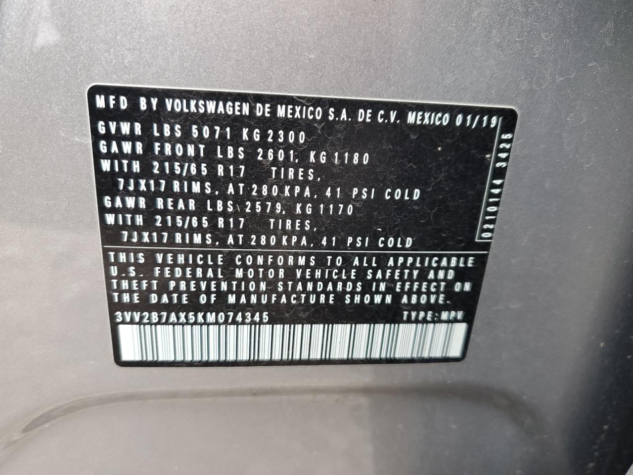 2019 Volkswagen Tiguan - Image 12