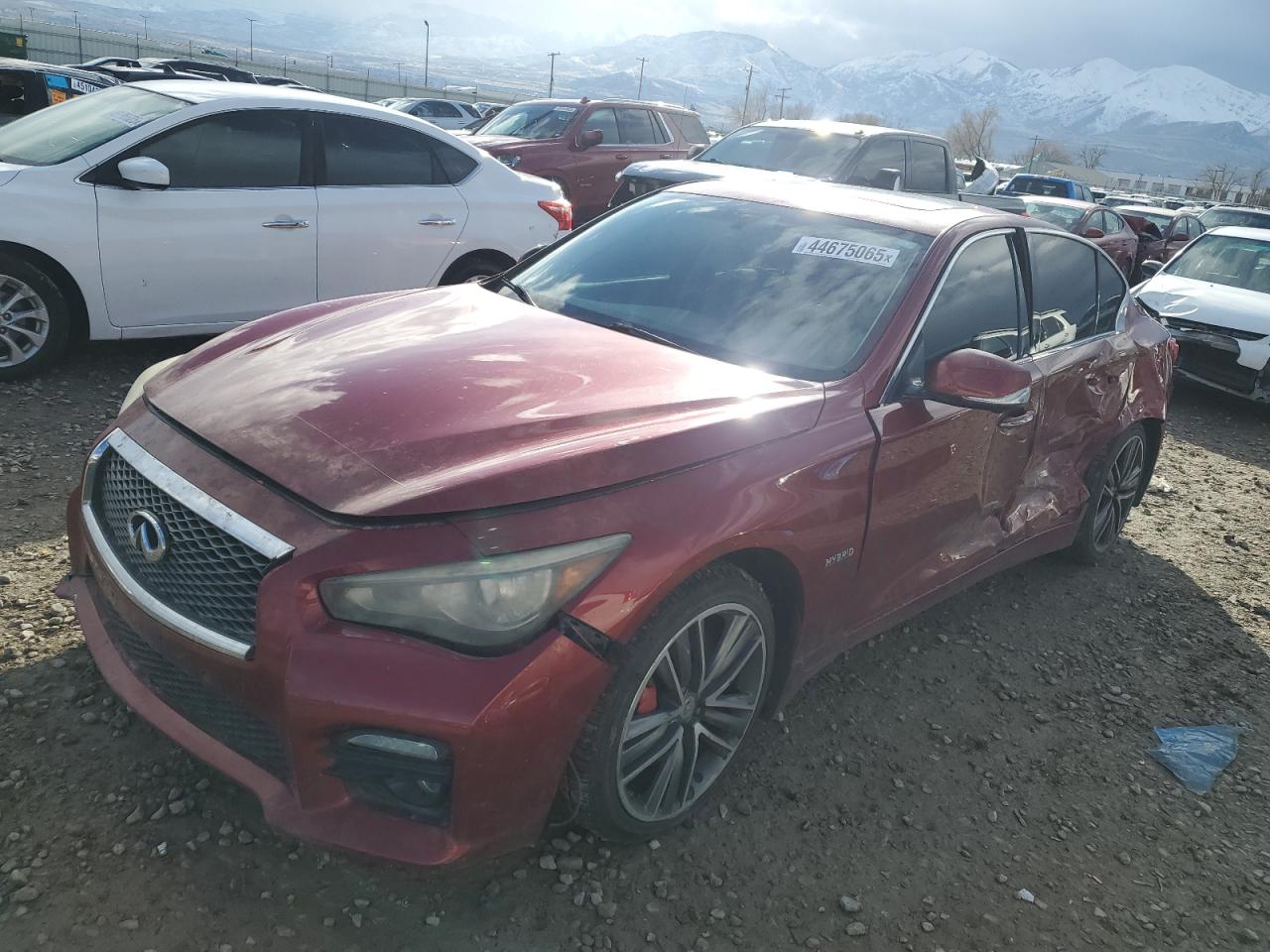 2014 Infiniti Q50 Hybrid Premium zu verkaufen in Magna, UT - Side