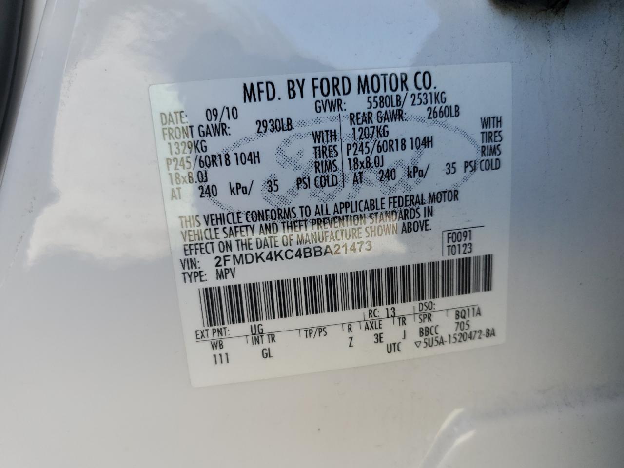 2011 Ford Edge - Image 13