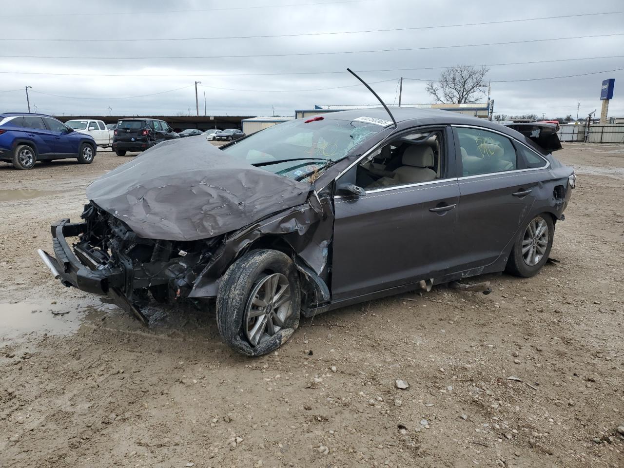 2017 Hyundai Sonata Se en Venta en Temple, TX - Rollover