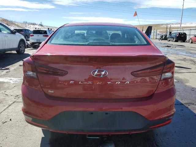  HYUNDAI ELANTRA 2020 Red