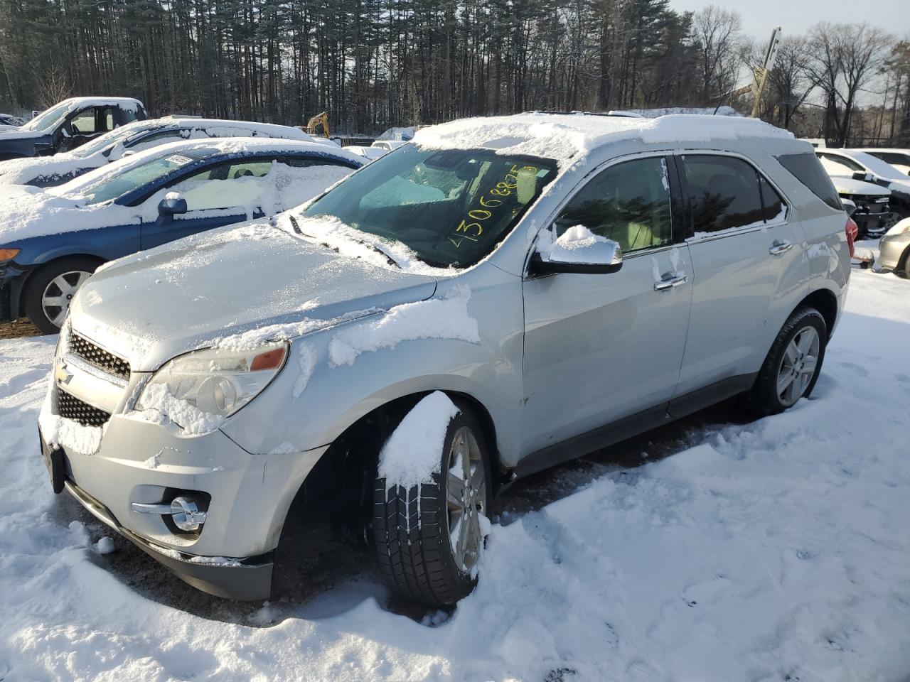 2015 Chevrolet Equinox Ltz იყიდება North Billerica-ში, MA - Front End