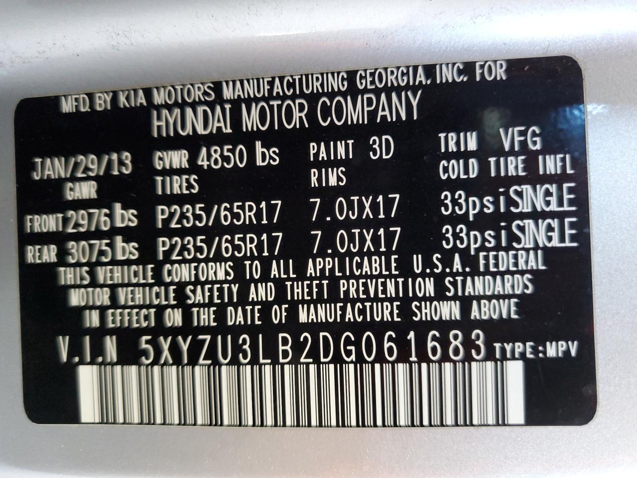 2013 Hyundai Santa Fe - Image 15