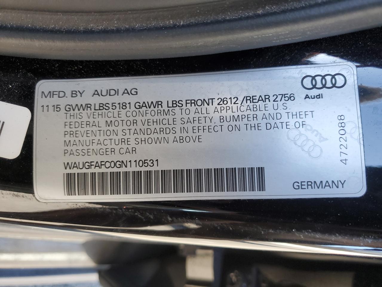 2016 Audi A6 - Image 12