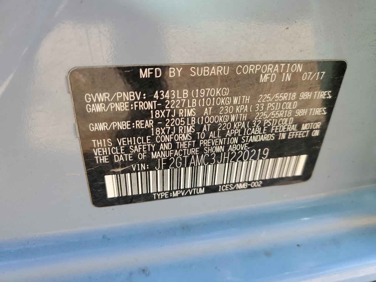 2018 Subaru XV - Image 13