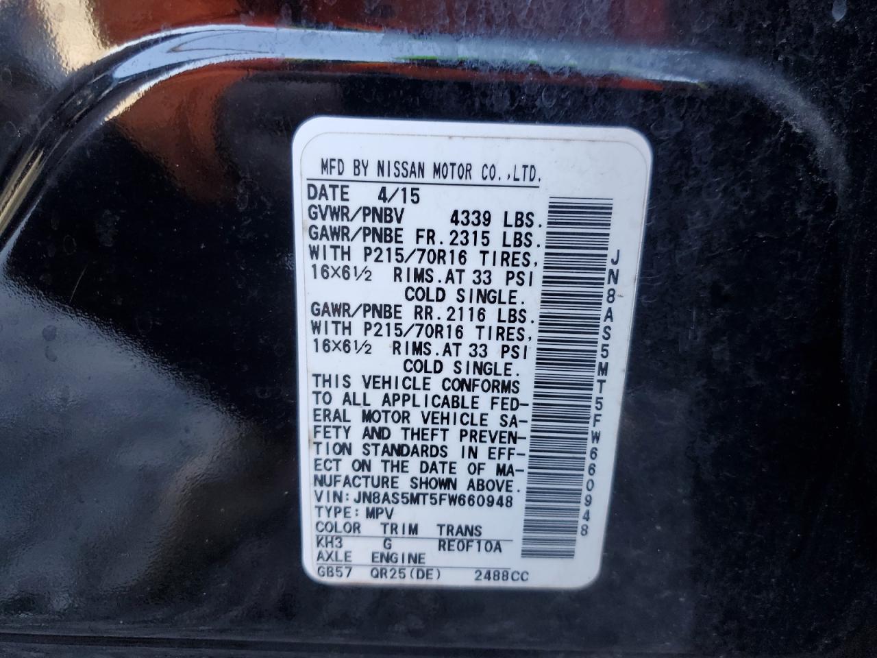 2015 Nissan Rogue - Image 13