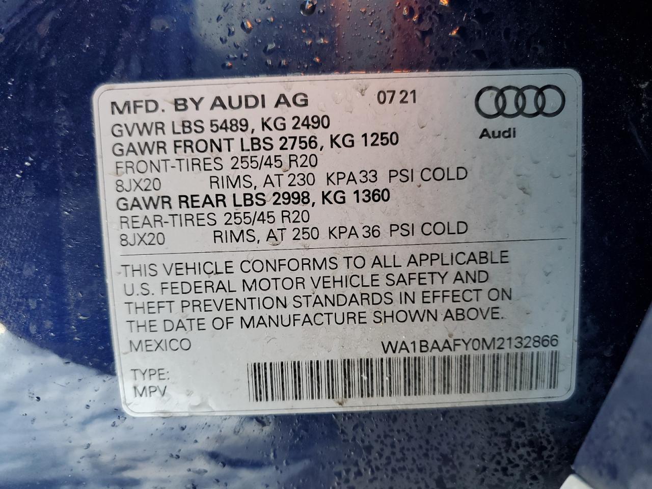 2021 Audi Q5 - Image 12