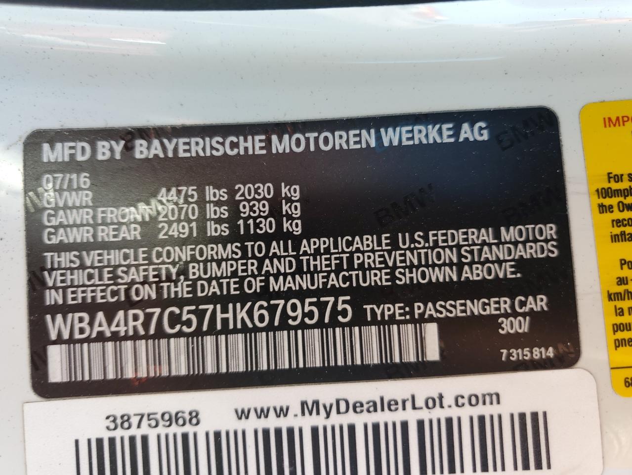2017 BMW 4er - Image 12