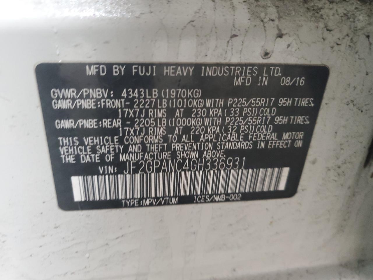 2016 Subaru XV - Image 13