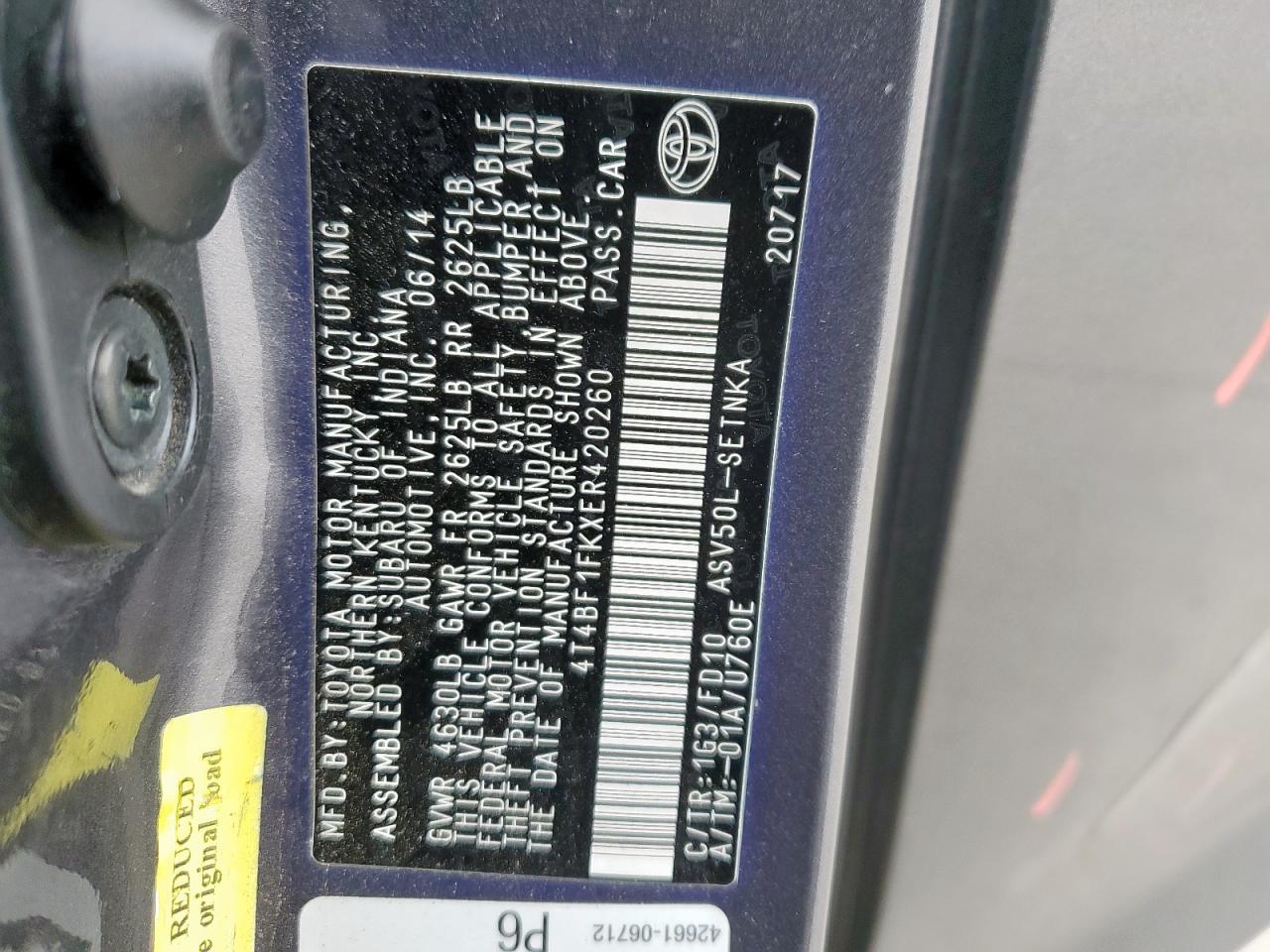 2014 Toyota Camry - Image 13
