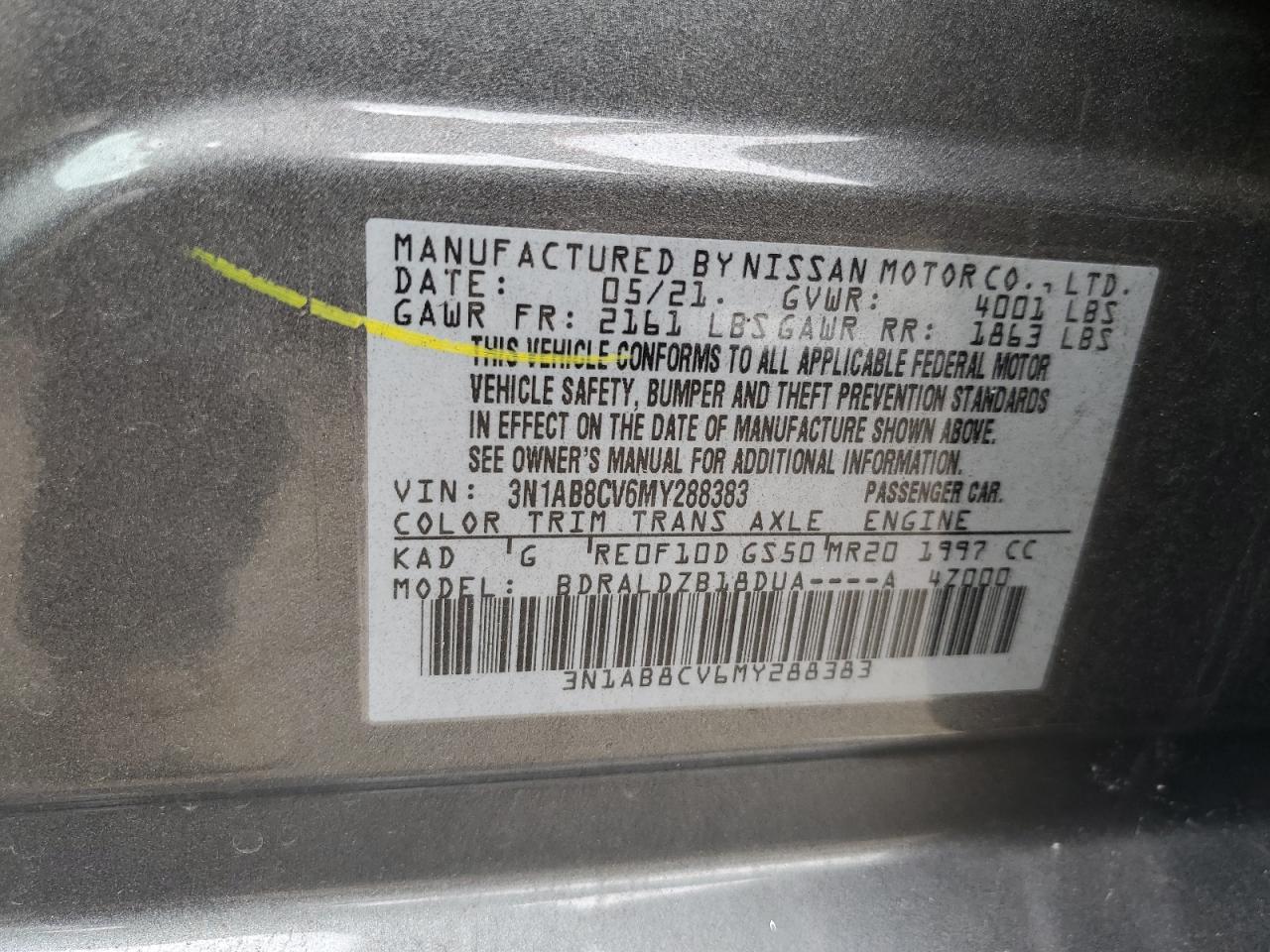 2021 Nissan Sentra - Image 14