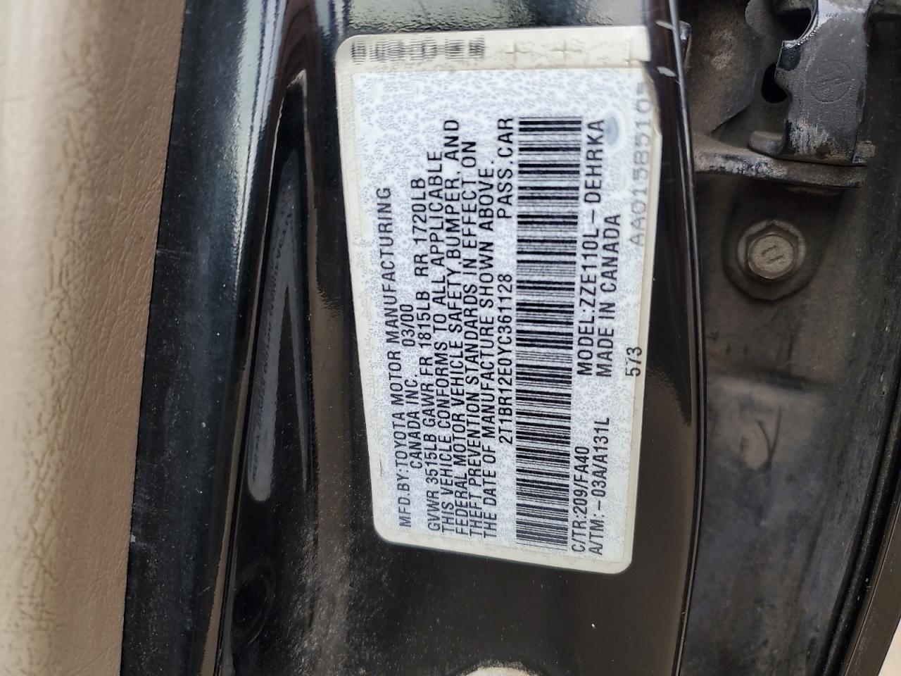 2000 Toyota Corolla - Image 12