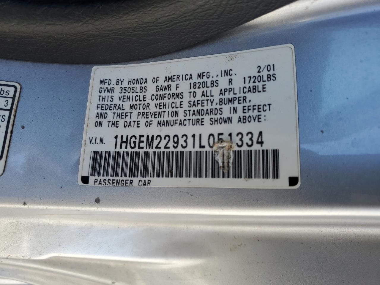 2001 Honda Civic - Image 12