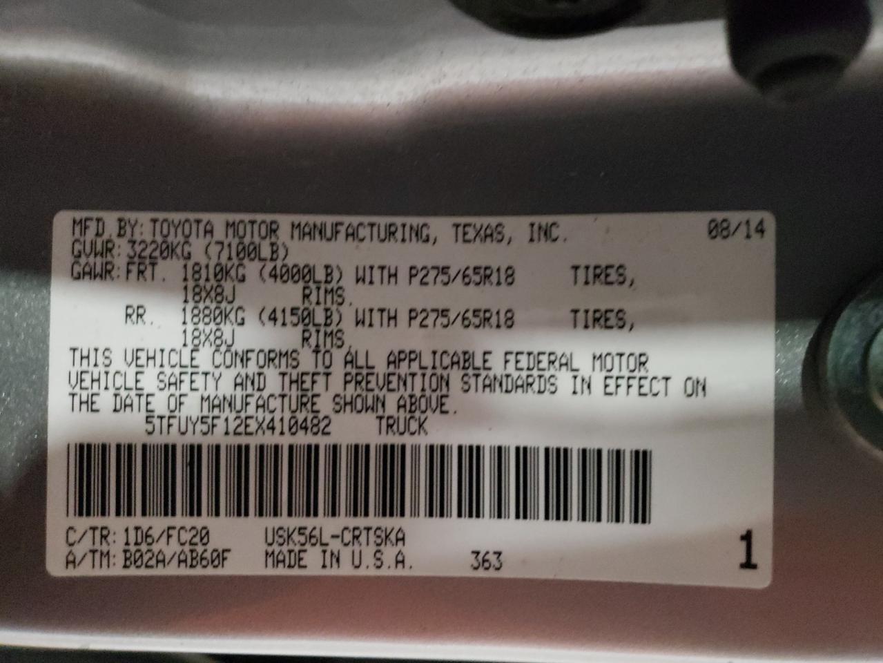 2014 Toyota Tundra - Image 12