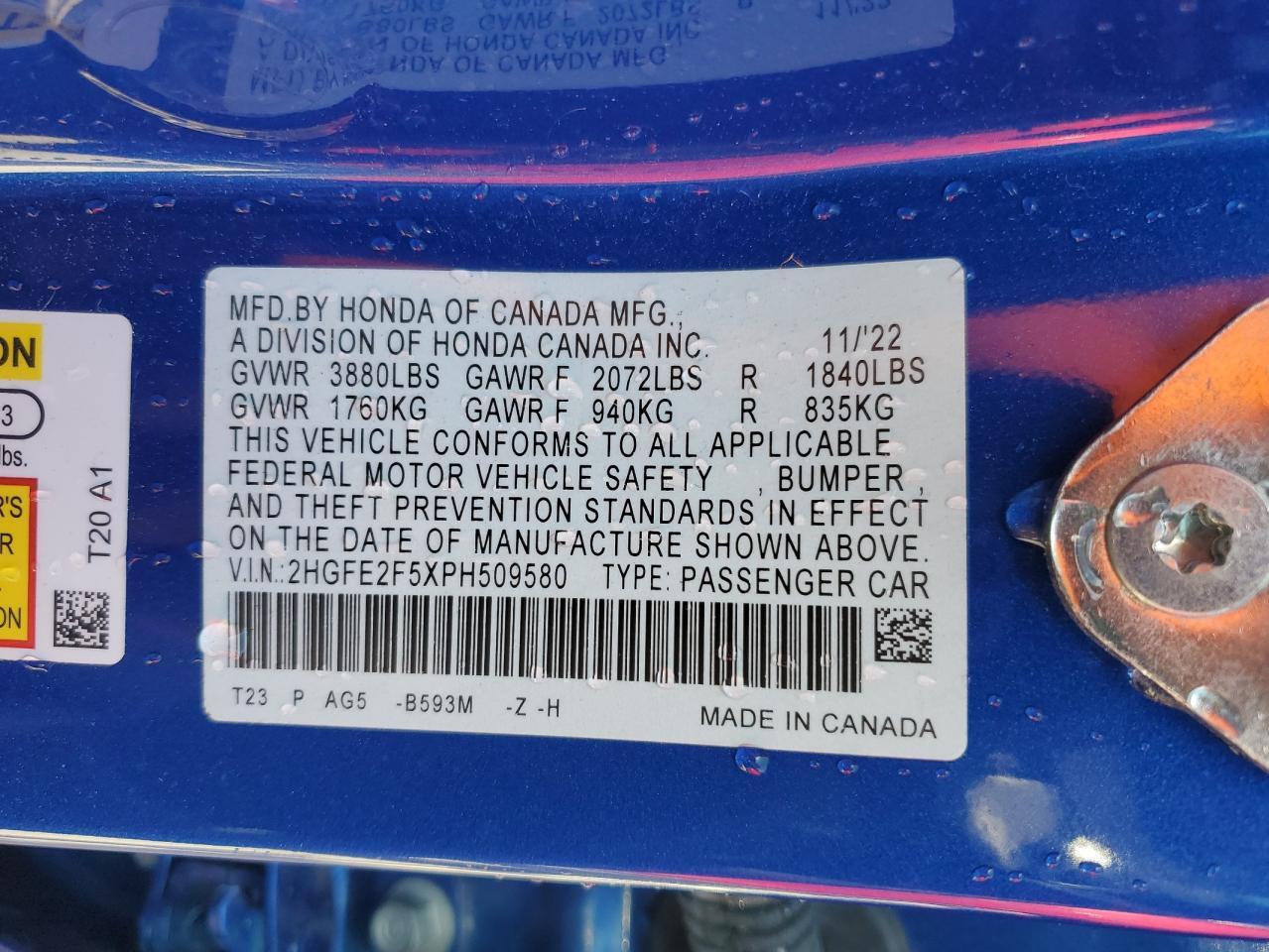 2023 Honda Civic - Image 13