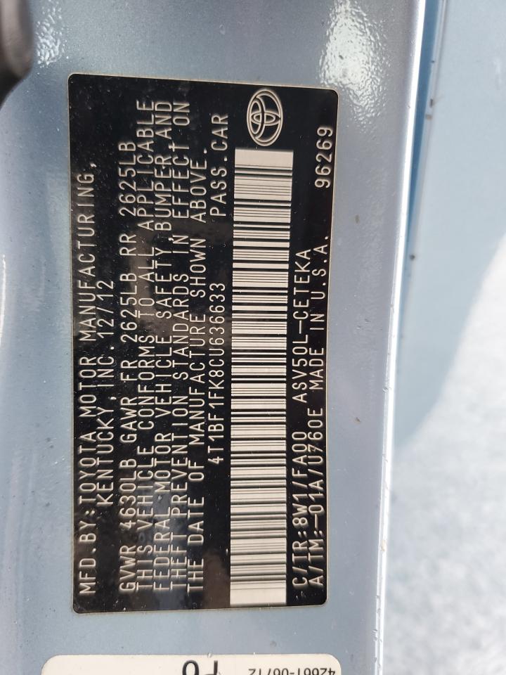 2012 Toyota Camry - Image 13