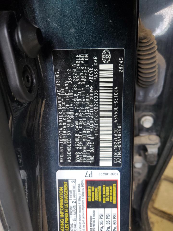 2012 Toyota Camry - Image 13