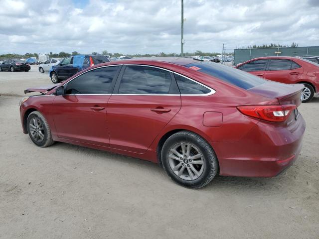 Sedans HYUNDAI SONATA 2016 Red