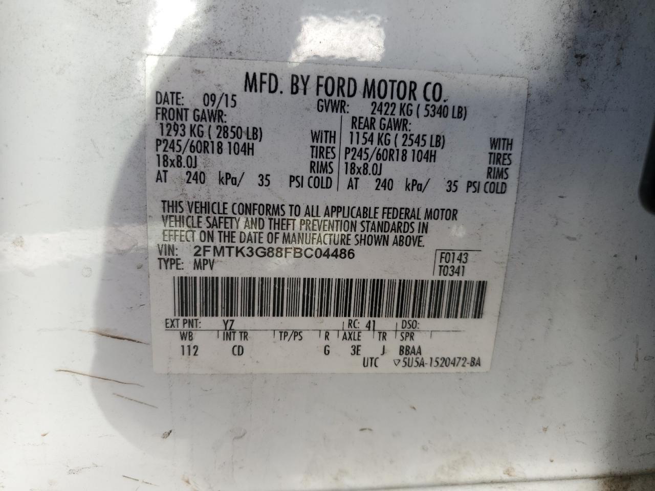 2015 Ford Edge - Image 16