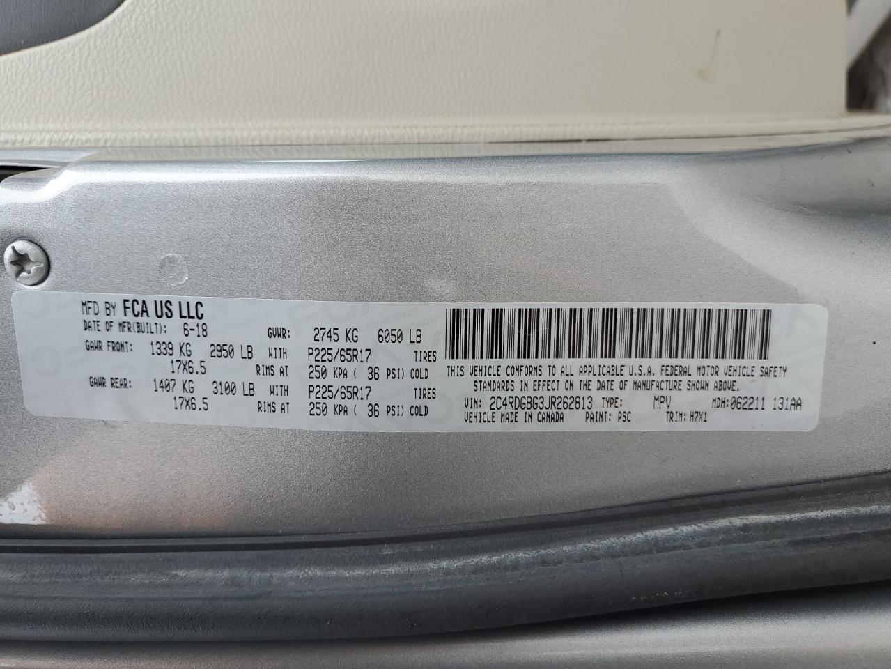 2018 Dodge Caravan - Image 13