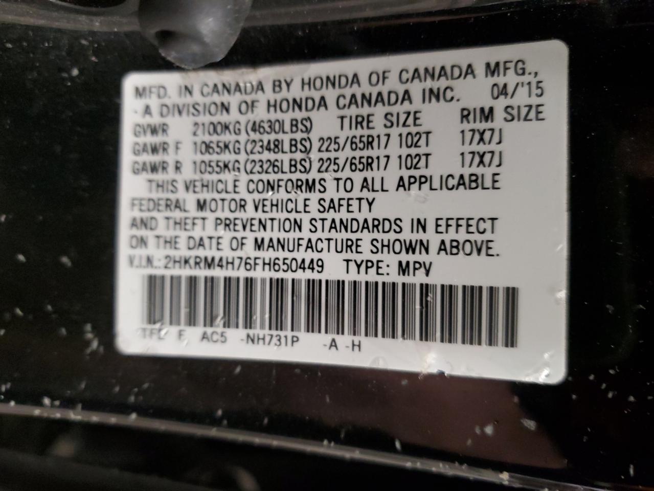 2015 Honda CR-V - Image 13