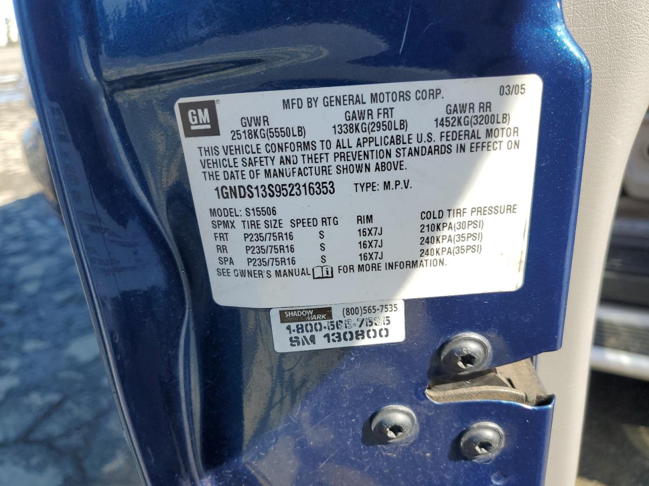 2005 Chevrolet TrailBlazer - Image 15