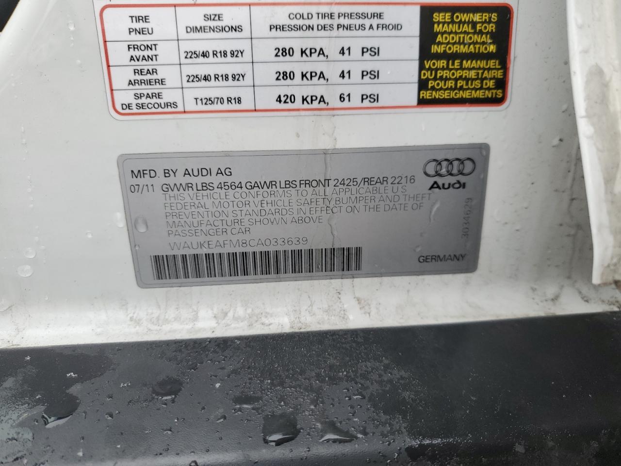2012 Audi A3 - Image 12