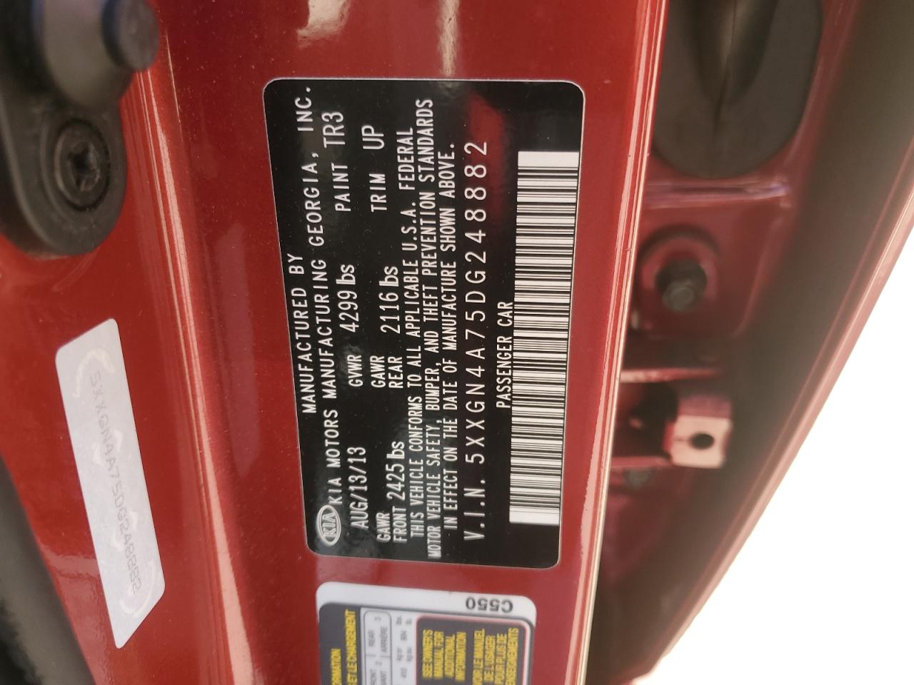2013 Kia Optima - Image 14