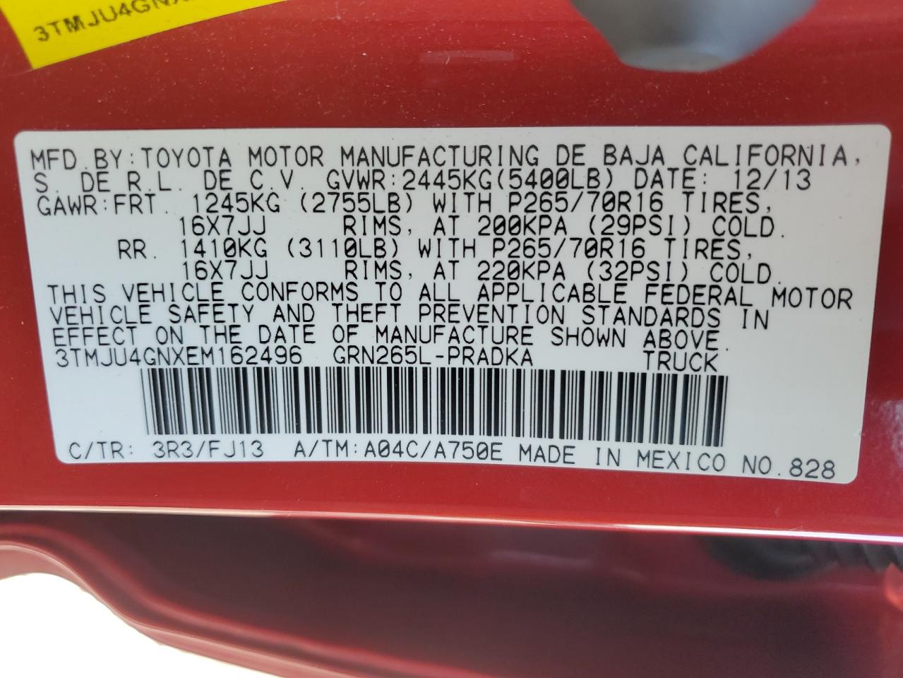 2014 Toyota Tacoma - Image 12