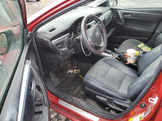  TOYOTA COROLLA 2015 Red
