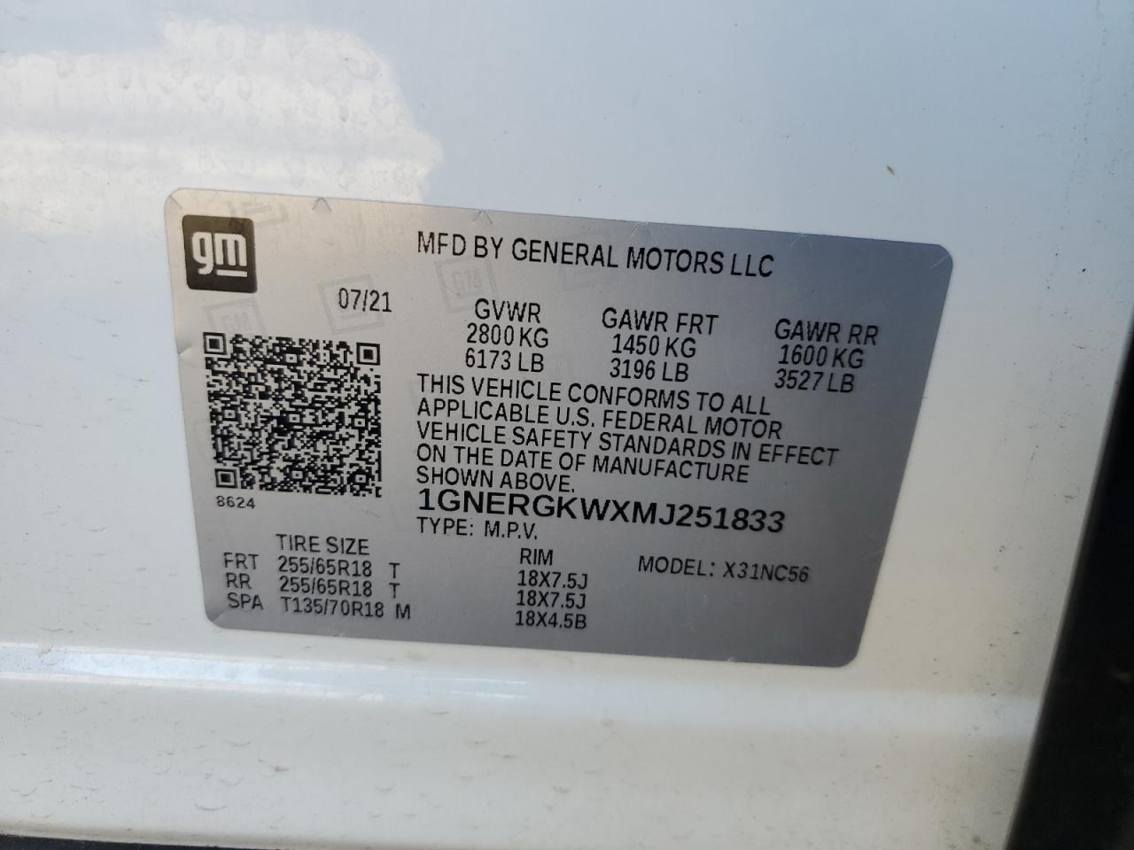 2021 Chevrolet Traverse - Image 13