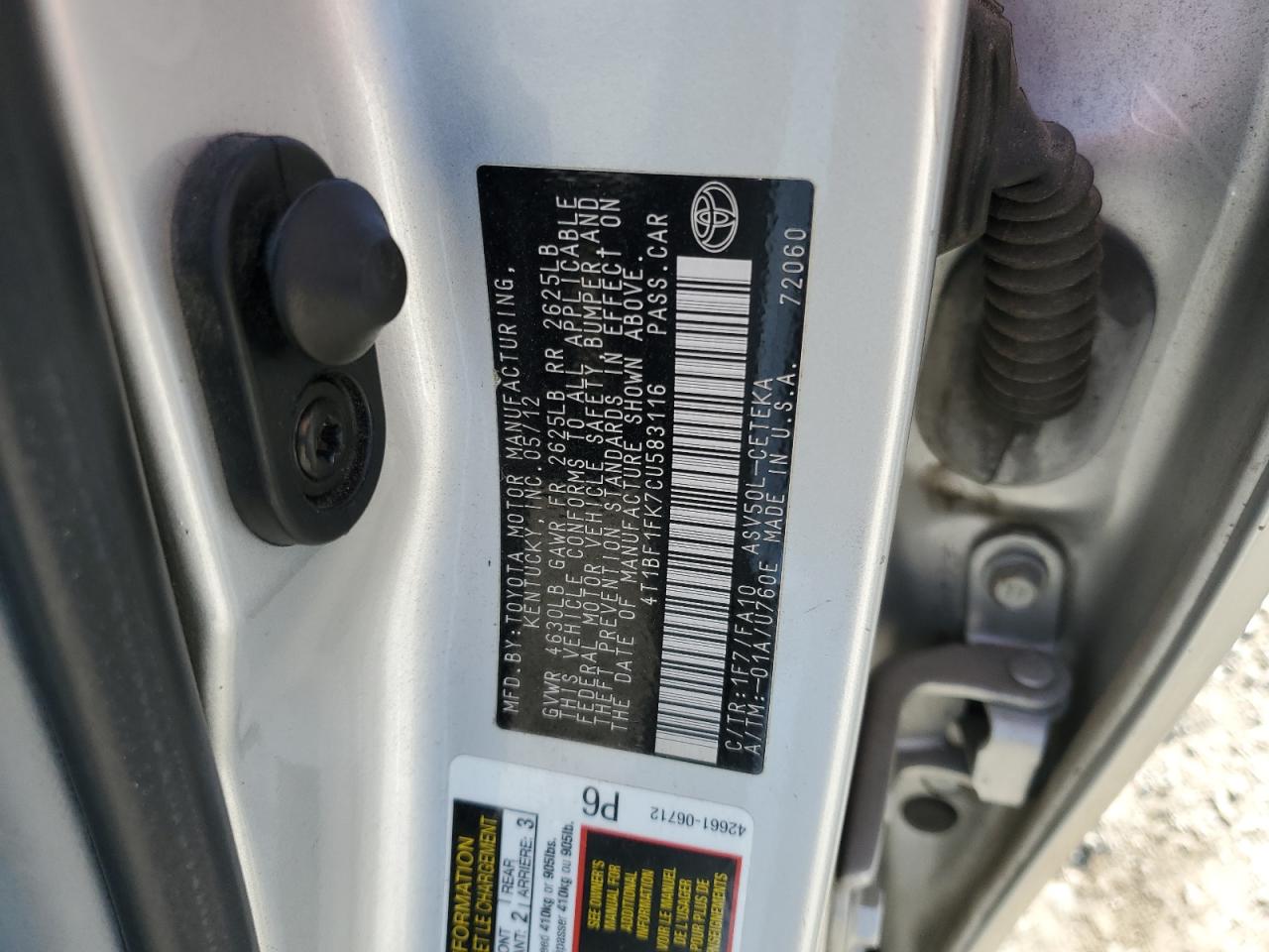 2012 Toyota Camry - Image 12