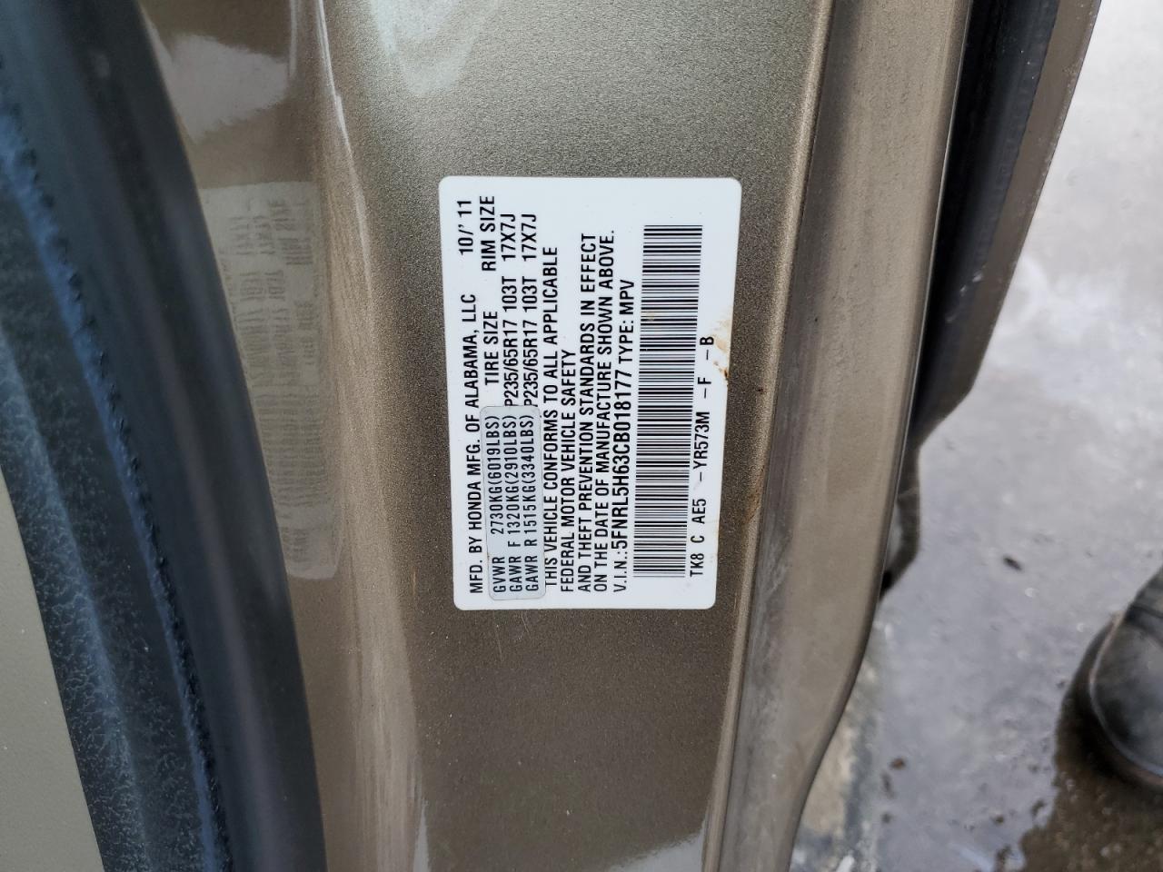 2012 Honda Odyssey - Image 14
