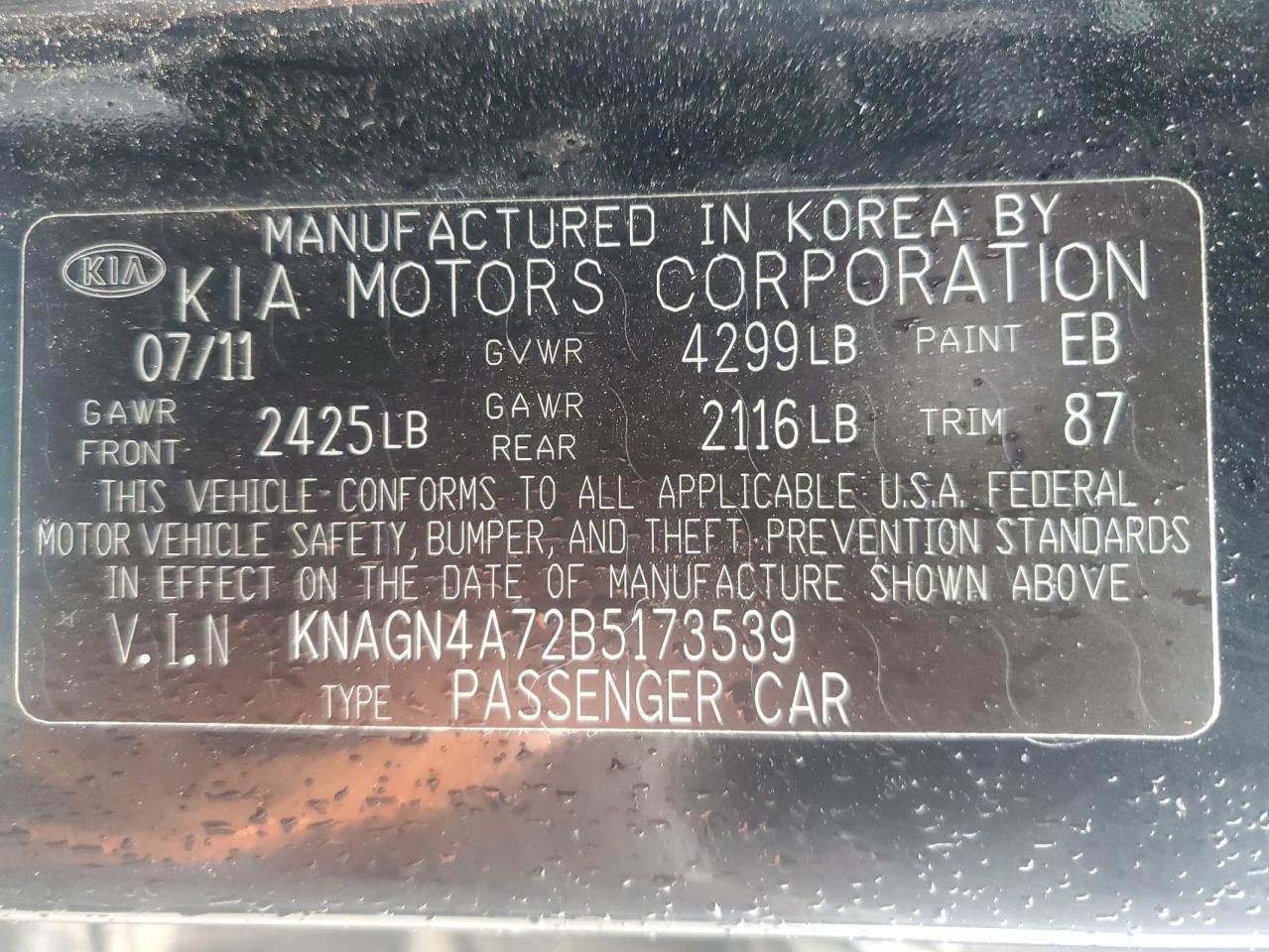 2011 Kia Optima - Image 14