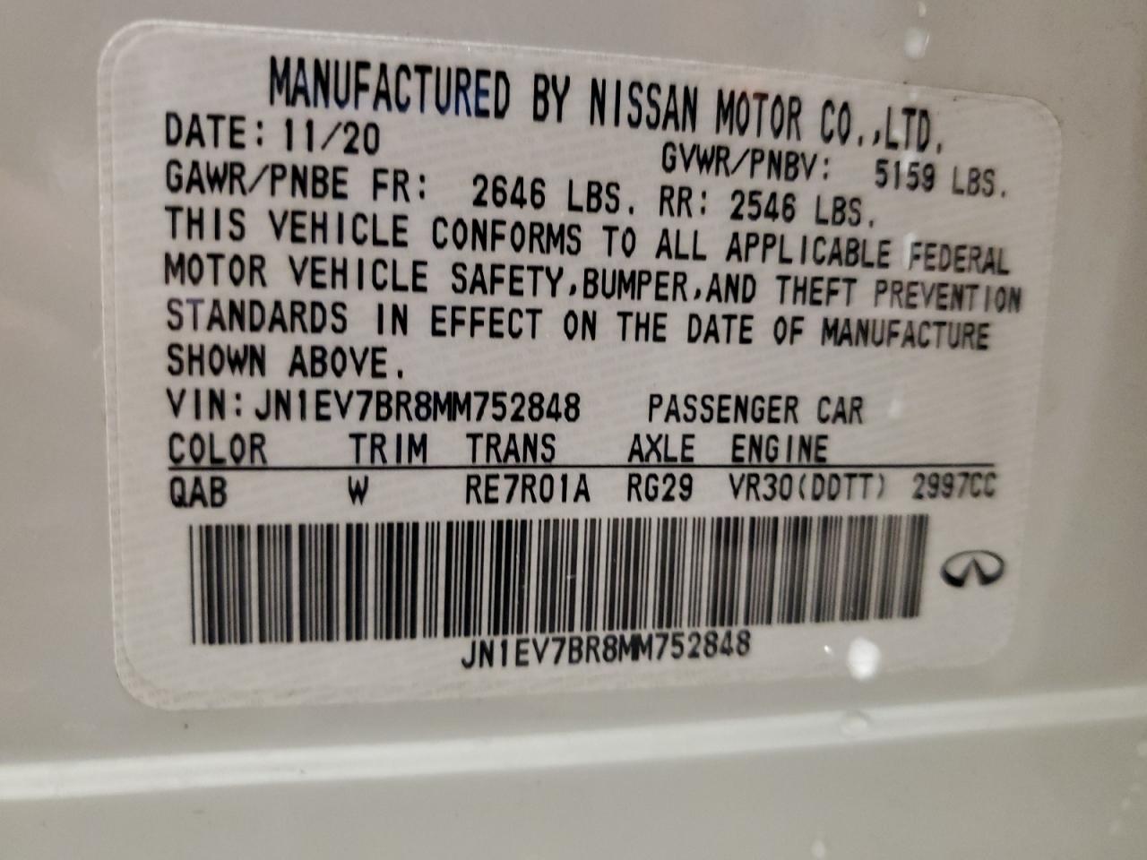 2021 Infiniti Q50 - Image 12