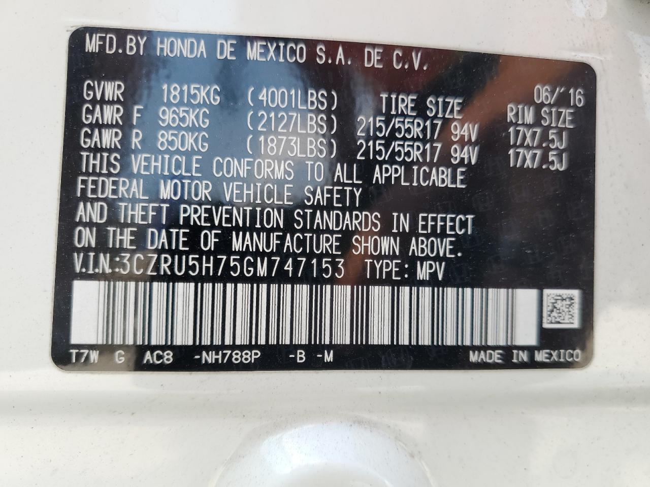 2016 Honda HR-V - Image 14