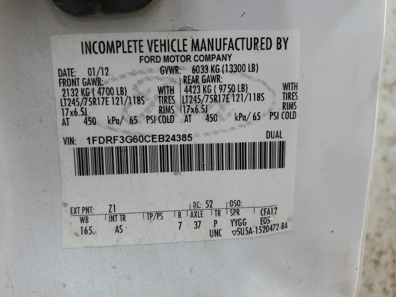 2012 Ford F350 - Image 12