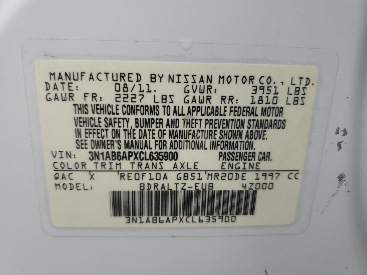 2012 Nissan Sentra - Image 14