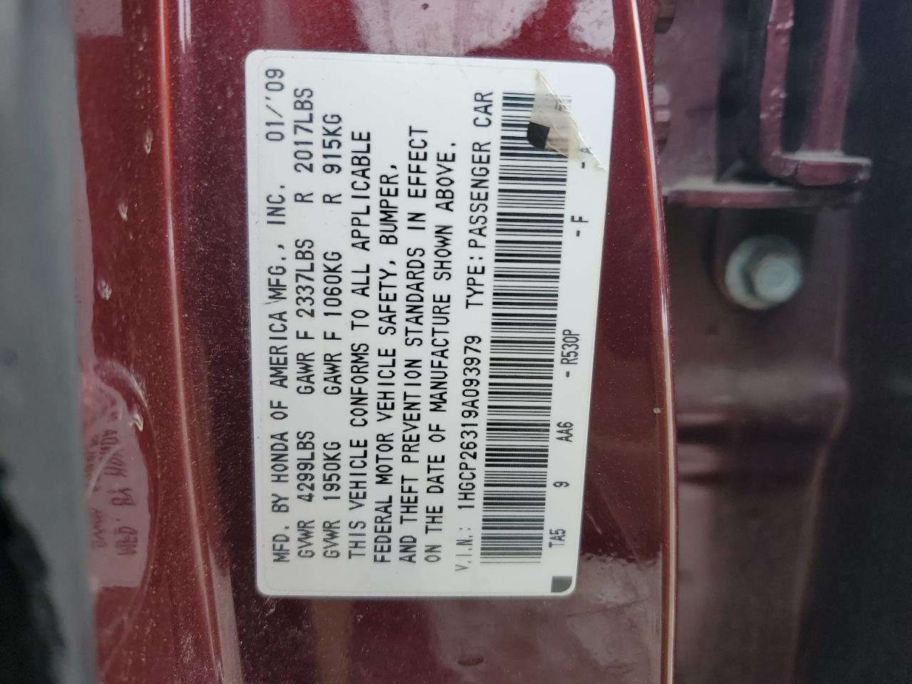 2009 Honda Accord - Image 15