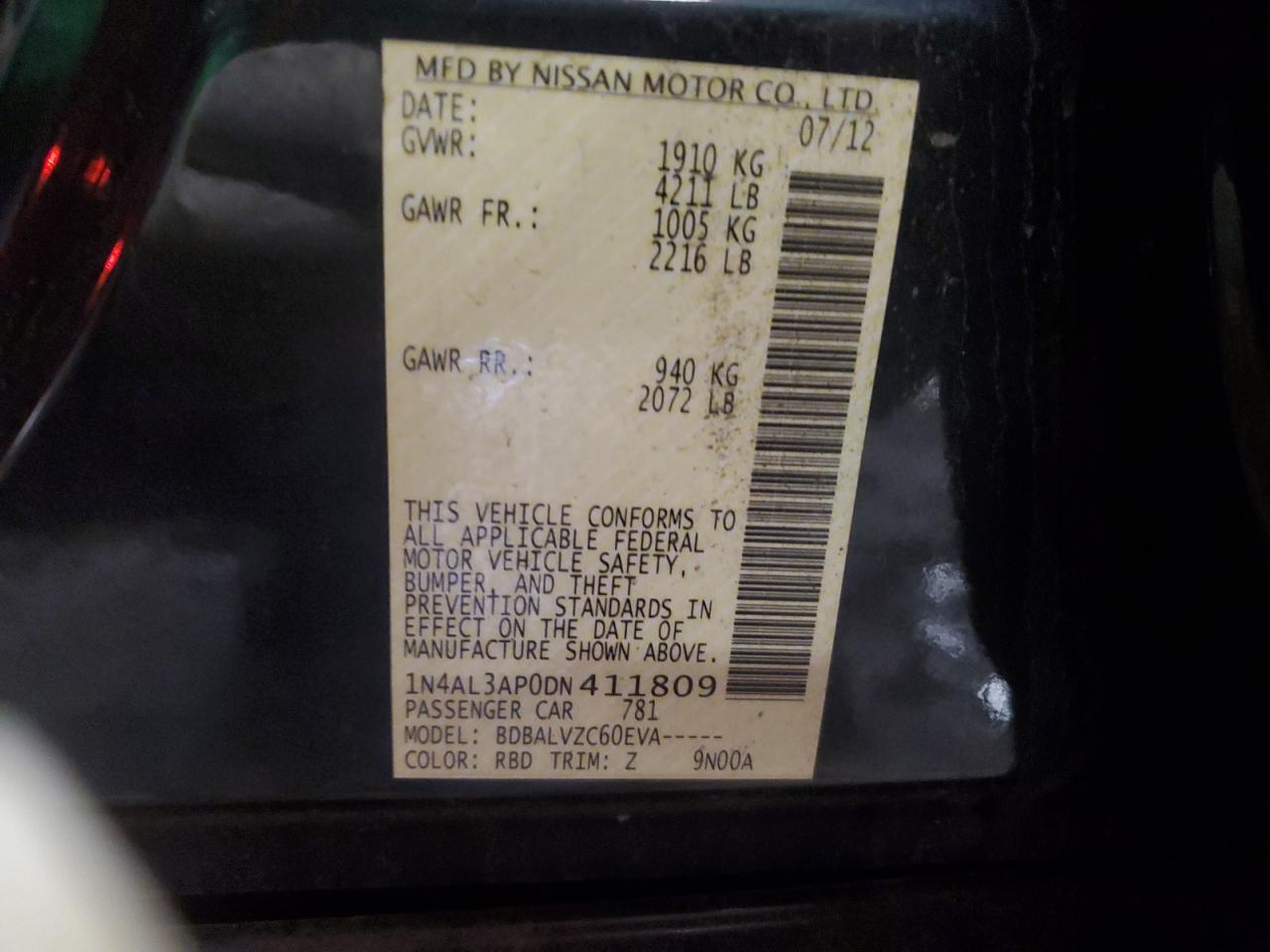 2013 Nissan Altima - Image 12
